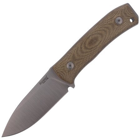 LionSteel Green Canvas / Fixed Satin Blade (M4 CVG)