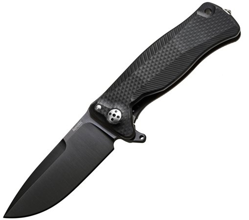 LionSteel SR11A Black Aluminum, Black Sleipner by Molletta (SR11A BB)