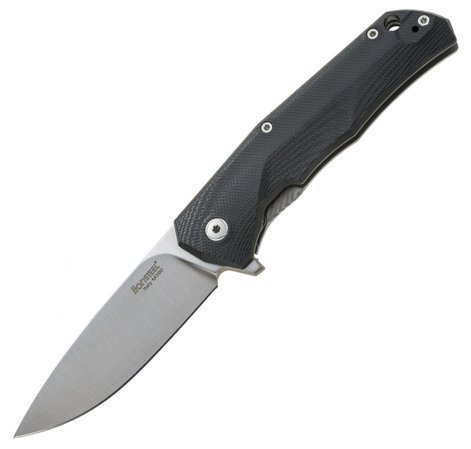 LionSteel T.R.E. G10 Black / Stone Washed Blade (TRE GBK)