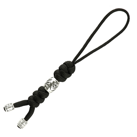 M-Tac knife lanyard Zeus Stainless Steel Black  paracord (10296102)