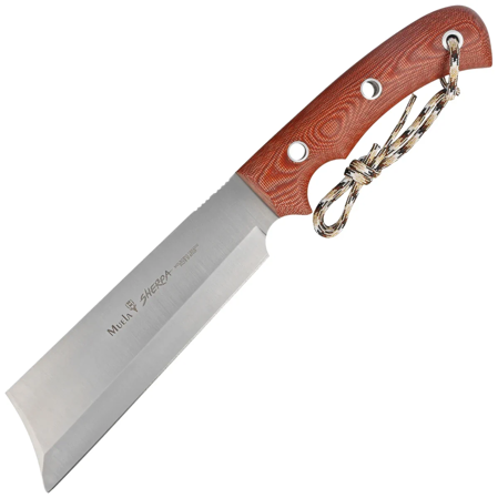 Machete Muela Sherpa 18-C Brown Micarta, Satin X50CrMoV15