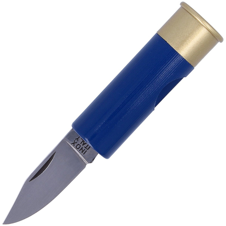 Maserin Cartridge Cal. 12 Blue Nylon, Stainless Polished Knife (70 BLU)