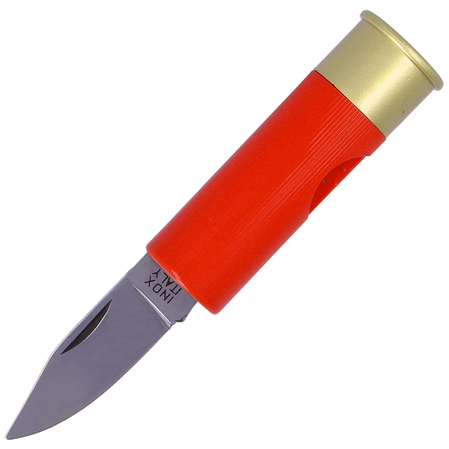 Maserin Cartridge Cal. 12 Red Nylon, Stainless Polished Knife (70 RED)