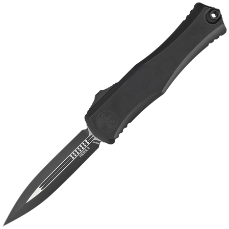 Microtech Hera II D/E Black Aluminum, Black M390MK by Tony and Sean Marfione