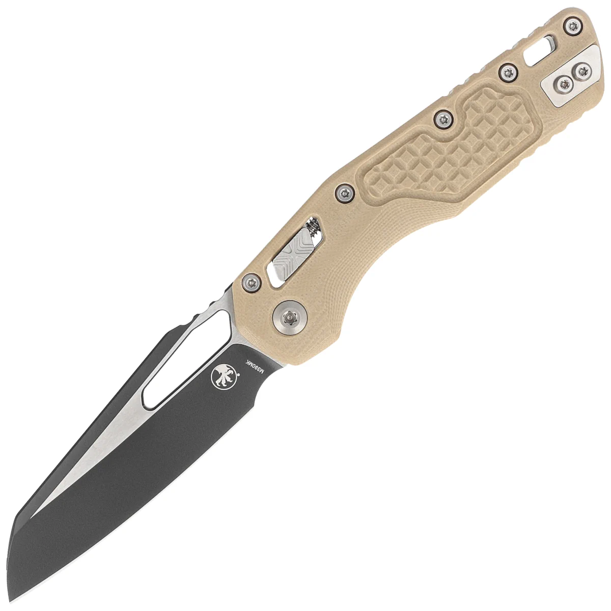 Microtech MSI S/E Frag Tan G10, Black M390MK by Tony Marfione (210-1FRGTTA)