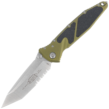 Microtech Socom Elite T/E Knife OD Green Aluminum, Stonewashed P/S M390 by Tony Marfione (161-11OD)