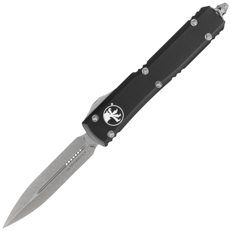 Microtech Ultratech D/E Black Aluminum, Apocalyptic M390 by Tony Marfione (122-10AP)