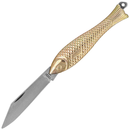 Mikov Fishlet 130 Gold, Stonewashed 420 (130-NZn-1/ZL STONEWASHED)