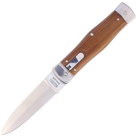 Mikov Predator Palisander Wood, Mirror switchblade (241-ND-1/HAMMER)