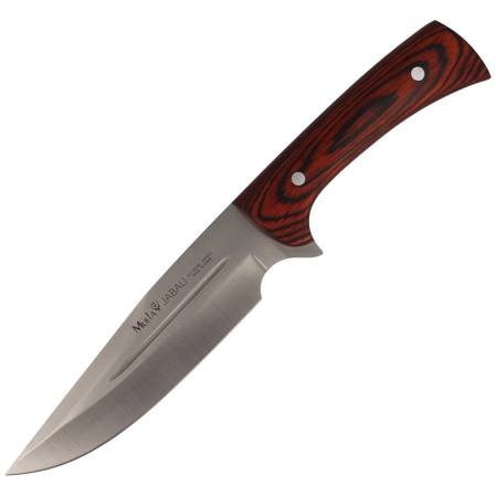 Muela Jabali-17E Coral Pakkawood Knife, Satin X50CrMoV15