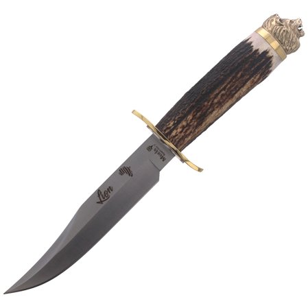 Muela Knife Big Five Deer Stag, Satin 1.4116 Gift Box (LION-16BF)