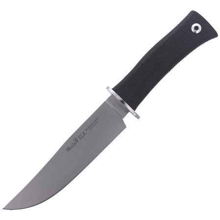 Muela knife ELK-14G Black Rubber, Satin X50CrMoV15