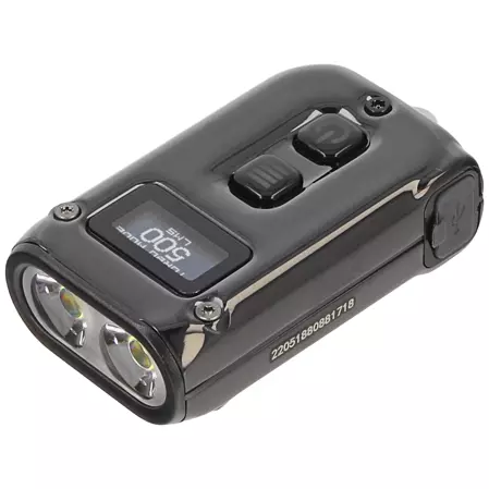 NiteCore pendant flashlight 500lm, Li-ion Battery / 280mAh, stainless steel (TINI2 SS)