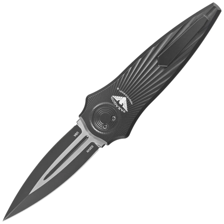 Paragon Warlock-X Tapered StarBurst Black Aluminum, Two-Tone CPM S35VN (WLOCX-TSB-B-D/G-B2T)