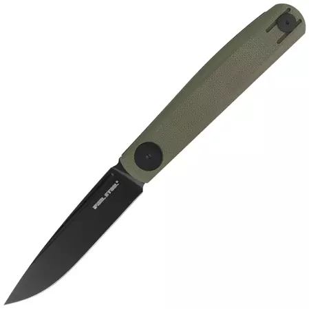 Real Steel Knives Gslip Compact Green G10, Black VG-10 by Ostap Hel (7866)