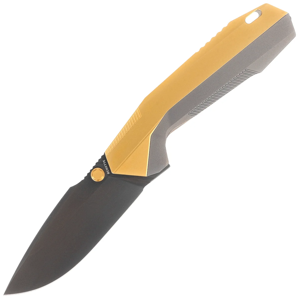 Remette RT-WK1-C Disassemble Knife Golden/Charcoal Grey/DLC Titanium, DLC M390