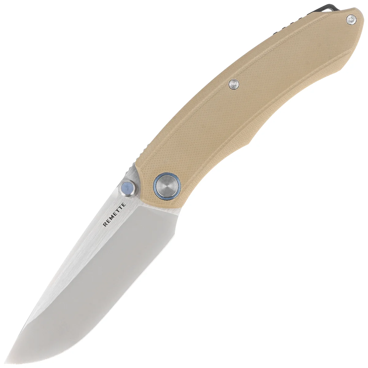 Remette Wild Species Knife Brown G10, Hand Grinding 14C28N (GC103-C)