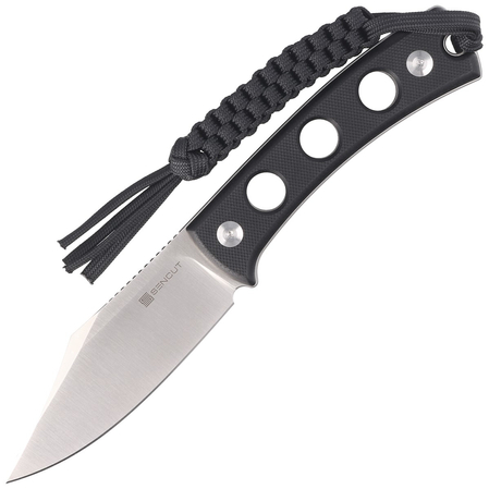 Sencut Knife Waxahachie Black G10, Satin 9Cr18MoV (SA11A)