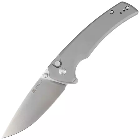 Sencut Serene Gray Aluminium, Satin D2 knife (S21022B-3)