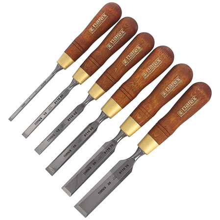 Set of 6 carpentry chisels Narex Premium 6, 10, 12, 16, 20, 26 (853250)