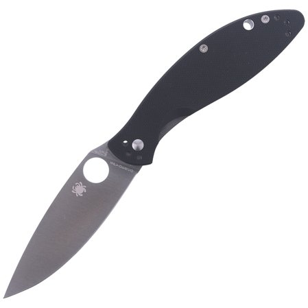 Spyderco Astute G-10 Black Plain (C252GP)