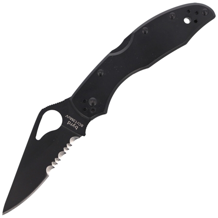 Spyderco Byrd Meadowlark 2 Stainless Black Blade, Combination (BY04BKPS2)