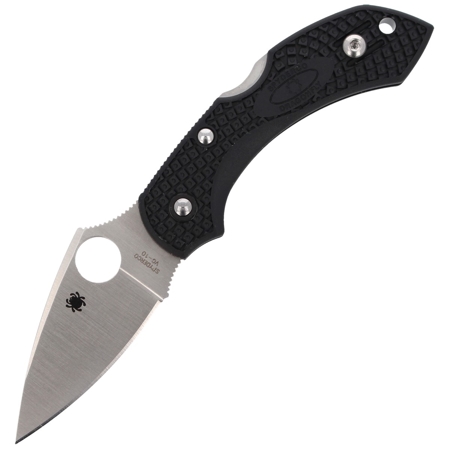 Spyderco DragonFly 2 Lightweight Black PlainEdge Knife (C28PBK2)