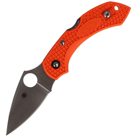 Spyderco DragonFly 2 Lightweight Orange PlainEdge Knife (C28POR2)