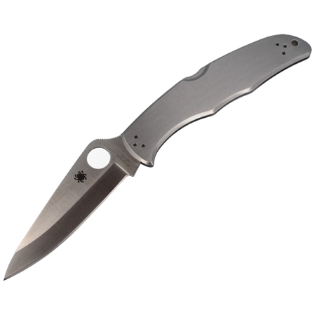Spyderco Endura 4 Stainless Steel PlainEdge Knife (C10P)