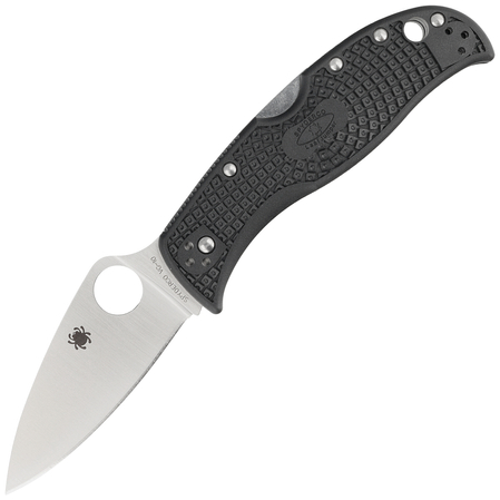 Spyderco LeafJumper Black FRN, Satin VG-10 by Sal Glesser (C262PBK)