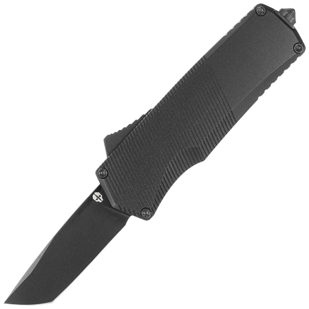 Tekto A5 Spry Mini T/E Black Aluminum OTF Knife, Black CPM S35VN