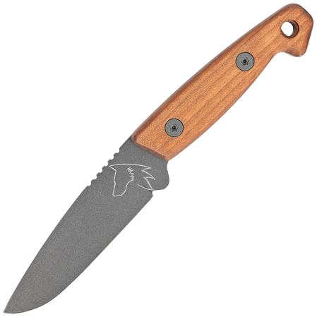 Turq Gear Wolf Drop Point Walnut Full Cubic HW Tungsten, Cerakote Tungsten Sleipner