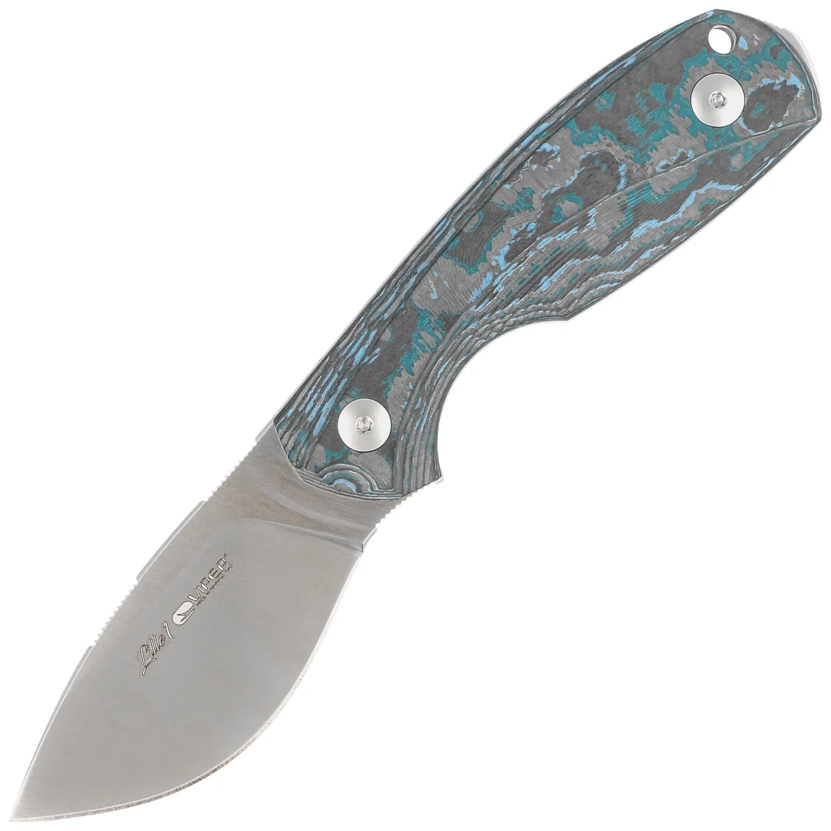 Viper Lille1 Arctic Storm Fat Carbon, Satin Elmax by Jesper Voxnæs Knife (VT4022FCA)