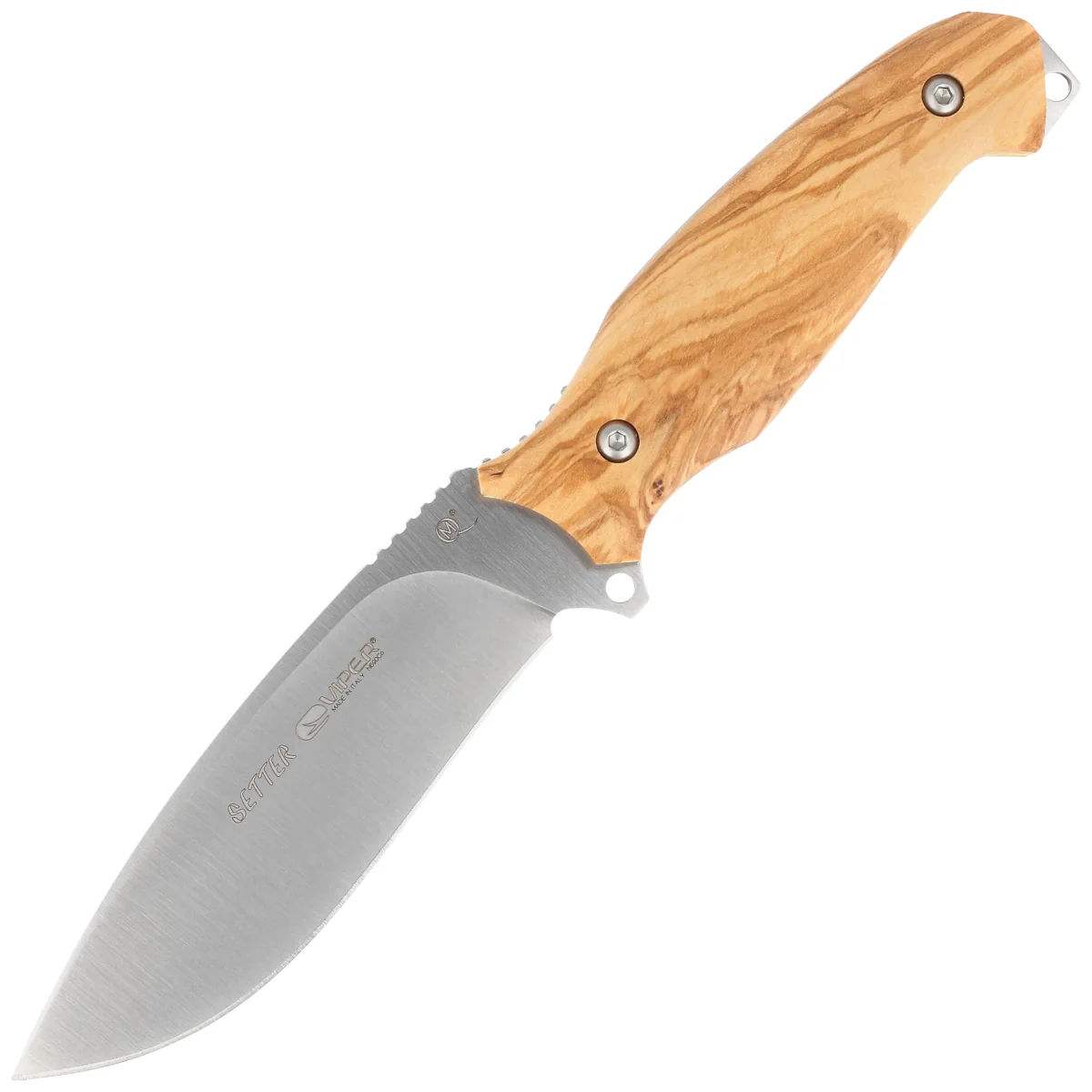 Viper Setter Olive Wood, Satin N690Co by Tommaso Rumici Knife (V4872UL)