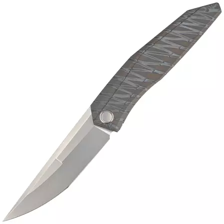 WE Knife Cybernetic LE No 182/200 Tiger Stripe Titanium, Polished Bead Blasted CPM 20CV (WE22033-3)