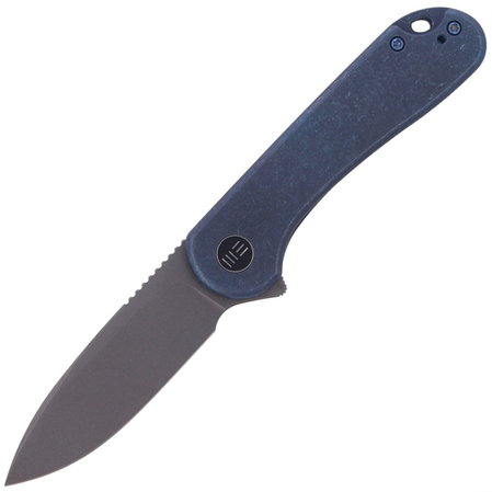 WE Knife Elementum Blue Titanium, Gray Stonewashed CPM-20CV (WE18062X-2)