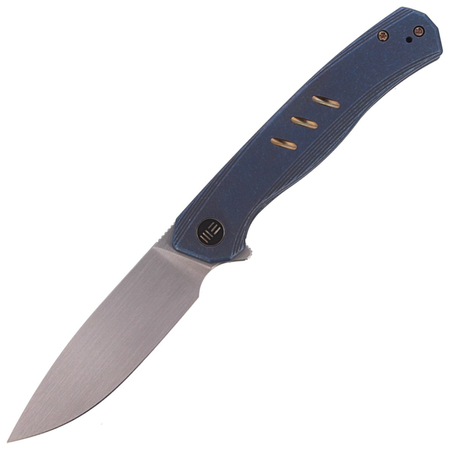 WE Knife Seer LE No 381/610 Blue Titanium, Rubber Silver (WE20015-2)