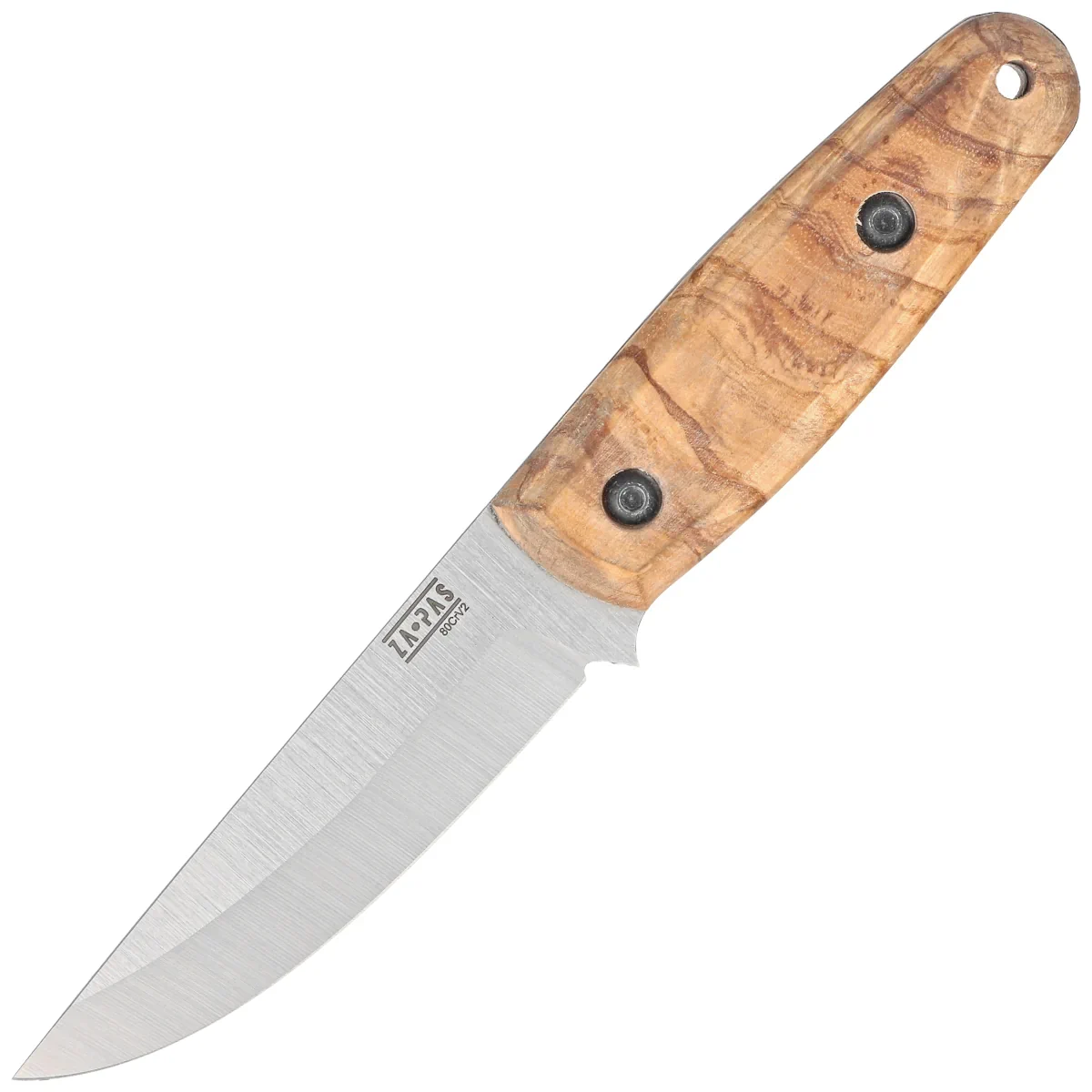 Za-Pas Modern Pukko XS Ashwood, Satin 80CrV2 Knife