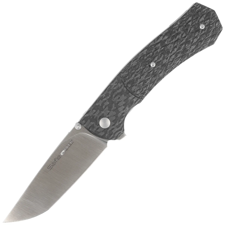 iper Safe Carbon Fiber, Satin M390 by Fabrizio Silvestrelli knife (V6018FC3D)