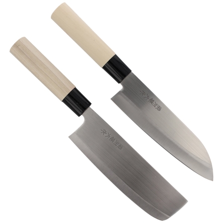 Zestaw noży japońskich Santoku, Nakiri (392500)