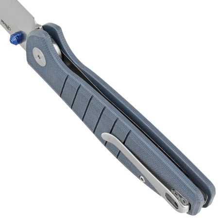 Nóż składany Bestechman Goodboy Blue G10, Satin D2 by Keanu Alfaro (BMK04I)