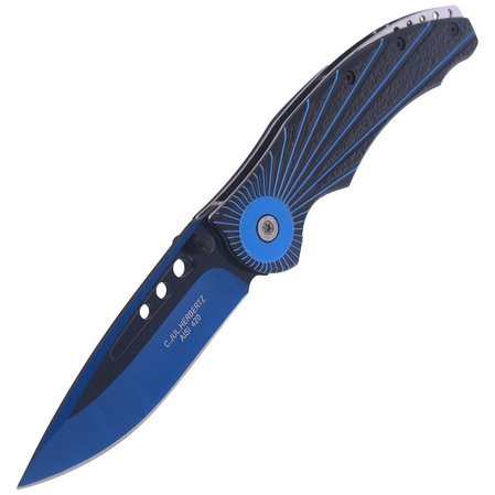 Knife Herbertz Solingen Hit Aluminium Blue-Black 90mm (584412)