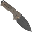 Medford Praetorian T DP ''Old-Shool Bronze'' Titanium, Bronze HW/Clip, Black DLC S45VN by Greg Medford (MK0124PD-36A1-T1C1-BP)