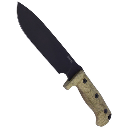 Nóż LionSteel M7B, Green Micarta, Black Sleipner (M7B CVG)