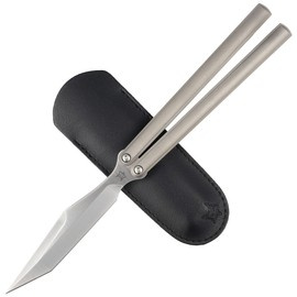 Fox PHI Knife Sandblasted Titanium, Satin M390 by Vincenzo Fiore (FX-570 TI)