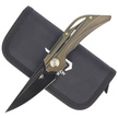 Bestech Vigil Bronze Titanium, Black Stonewashed M390 by Kombou Knife (BT2201D)