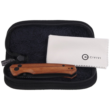 CIVIVI Altus Cuibourtia Wood, Black Stonewashed (C20076-3)