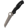 Spyderco Atlantic Salt Black FRN Spyder Knife (C89SBK)