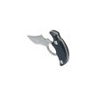 Kubey Stheno Pushdagger Black G10, Stonewashed 14C28N by MUZI Design (KU404A)