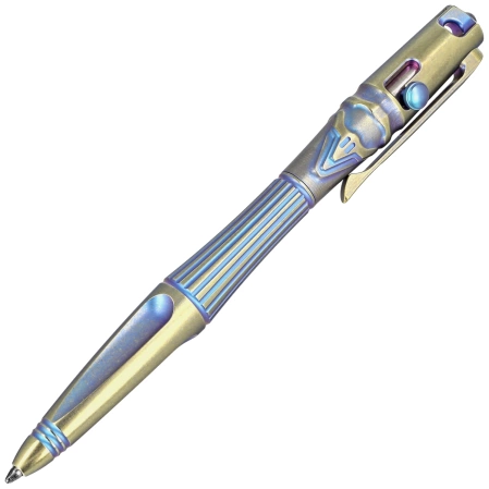 RikeKnife Tactical Pen Gold / Blue Titanium (RK-TR02-GB)